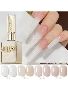 Sơn Móng Tay Màu Nude 15ML Tông Da Cao Cấp Màu Trắng Như Băng Gel Sơn Móng Tay Đặc Biệt Keo Dán Móng Chuyên Nghiệp