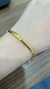 POH HENG Jewellery 22K Amara Bangle in Yellow Gold [Price By Weight]