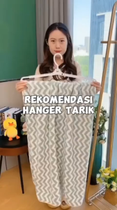 Gantungan Baju Tarik / Magic Hanger Plastik / Cantolan Gantung Jemuran Pakaian Celana Handuk Serbaguna - FR GALLERY