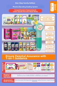 English Decoding CVC Phonics Graded Reading Material Elementary School Children