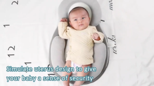 Portable Baby Bed Stereotype Infant Crib Folding Travel Cot Anti-mud Sleep Positioning Pillow Wedge Anti-reflux Cushion