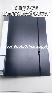 Long Binder 3 Rings Cover With Strap Loose Leaf Storage Bag Thicken PP Folder File Paper Organizer