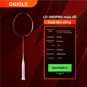 OGKILS | Vợt Cầu Lông Sợi Carbon Kiểm Soát Tốc Độ Nhẹ Cao Cấp Dành Cho Người Chơi Nâng Cao