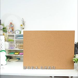 540 - Papan Catatan Memo Board Gabus Tebal Papan Mading Frameless Dengan Pin