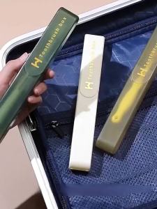 [B]Travel Portable Toothbrush Box Storage Dust-proof Case Bathroom Accessories Protector Toothbrush Tube Cover Travel Storage