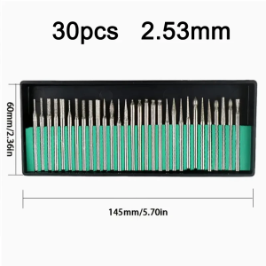 JANGKLIFE Multi-Accessory Grinding Needle Set Needle Tip Carving Engraving Polishing for Carving  Grinding Kit Electric Drill
