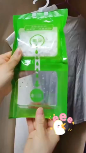1/20Pcs Desiccant Hanging Dehumidifier Bags Rain Drying Bag Wardrobe Hanging Hygroscopic Desiccant