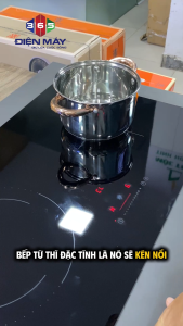 Hafele HC-M772D 536.61.695 – Bếp điện từ kết hợp Booster nấu nhanh tự nhận diện đáy nồi cảnh báo nhiệt dư tự tắt khi tràn an toàn tuyệt đối khi sử dụng