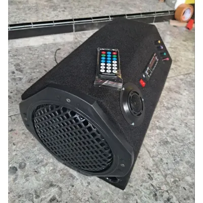 speaker aktif bluetooth mobil mono 8 inch 12-24v usb radio fm aux mmc