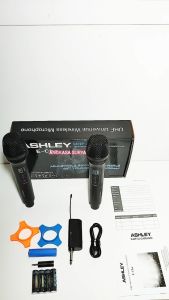 MIC WIRELESS ASHLEY ECHO ORIGINAL / MICROPHONE ASHLEY E CHO BISA ATUR ECHO BASS TREBLE / MIK ASHLEY E-CHO ORIGINAL