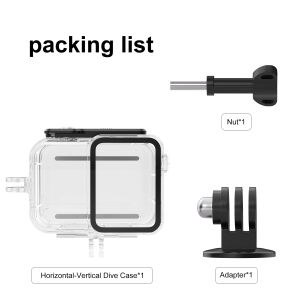 Waterproof Housing Protective Cover Underwater 45M Dive Shell Dive Case For Insta360 Ace Pro 2 / Pro Sports Camera Accessories