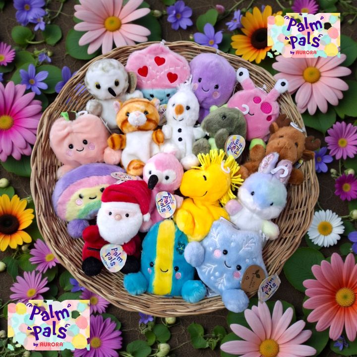 🔥พร้อมส่ง🔥ตุ๊กตาขนนิ่ม ก้นถ่วงป้าย Palm Pals Auroraขนาด5นิ้ว🌈งานแท้🌈 ...