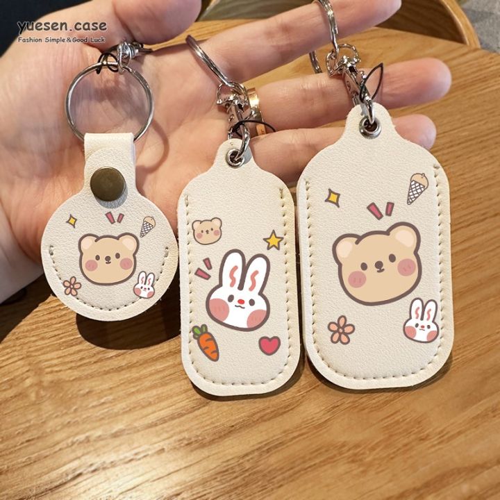 Cute Cartoon Bear Rabbit Phone Accessories Airtag Tracker Lanyard ...