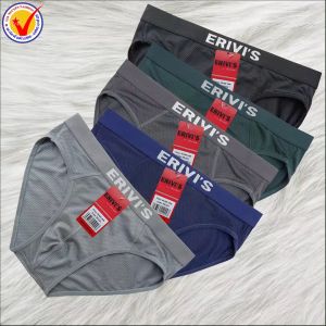 Combo 5 Quần lót nam thương hiệu Erivis chất liệu Cotton lạnh Thông hơi - Hàng VN cao cấp