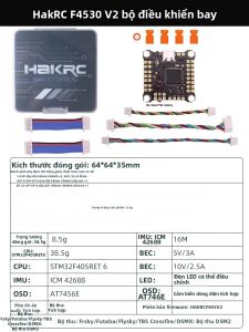 Hakrc | Bộ Điều Khiển Bay Dual BEC Áp Suất Khí Dual Gyro cho Drone FPV