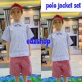 red chekerd &polo white school uniform. 