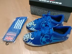 KIDZTUBS Sepatu Bola Anak Paket Komplit Sepatu Bola Tas Skin Deker Kaos Kaki Usia 6-10 Tahun Size 28 29 30 31 32 33 34 35 36 37 KDZ1640123024