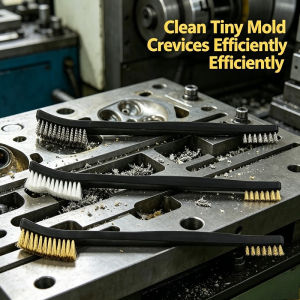 3Pcs Dual-head Cleaning Wire Brushes Great for Clearing Rust & Carbon Deposits on Car Engine PCB and Mold Maintenance Work
