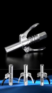 MS/Heavy-Duty Quick Release Grease Gun Coupler Two Press Easy to Push Accessories Car Grease Nozzle
