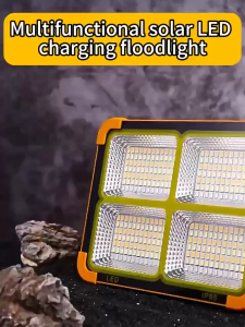 Solar Emergency Light Outdoor Waterproof Rechargeable LED Camping Tent Light Advertising Floodlight