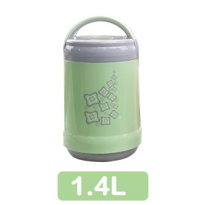 Double-Layered Glass Inner Tank Thermal Insulation Lunch Box Portable Large Capacity Student Cold-Keeping Lunch Box Vacuum Insulated Food Container