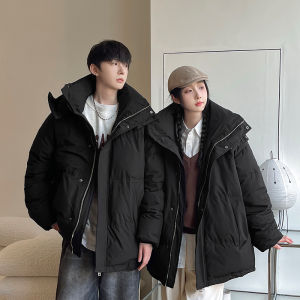 Super Thick Super Long Winter down Jacket Mens and Womens Thickened Heattech below the Knee Korean Style Loose Northeast Extremely Cold Outwear Handsome