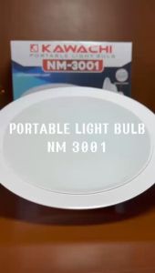 Lampu Darurat Portable Kawachi NM-3001 LED 300W Baterai 12.000mAh - Tahan Hingga 15 Jam - Type-C