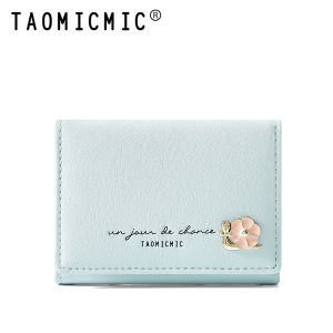 Japanese Style Mini Wallet Womens Compact Cute Ultra-Thin Short Foldable Coin Card Holder New 2025 Girl Student Money Clip