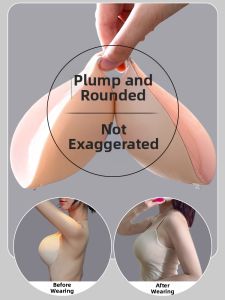 MITAOBEI | Push-up Invisible Seamless Breast Pads 8CM