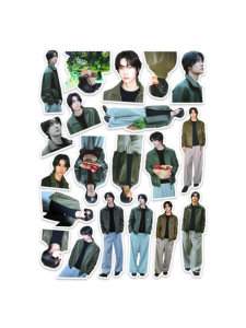 สติกเกอร์กันน้ำ YIBO สำหรับติดโต๊ะ แล็ปท็อป แก้วน้ำ โทรศัพท์มือถือ ลายตัวละคร อุปกรณ์เครื่องเขียน สำหรับผู้ชายและผู้หญิง