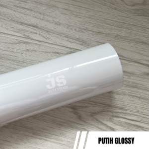Sticker Putih Glossy / Skotlet Putih Glossi / Stiker Putih Glossy Mengkilap