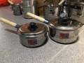 Panci Susu Tutup Stainles Handle Kayu CUCI GUDANG MURAH COD. 