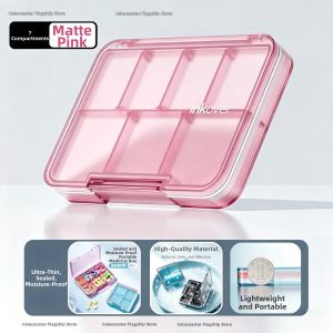 FANSANG | Portable Travel Pill Organizer Box 7-Day