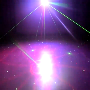 Stage Laser Lights 3/6/8 Holes DJ Disco Light Vocoal Laser LightS Original 240 Pattern Laser Projector Stage Light LED RGB Party KTV Club DJ Disco Lights With Remote Control Portable Ambient Light for Christmas Halloween Birthday Wedding Decorations