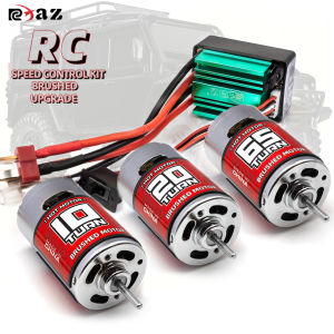 RC 550 Brushed Motor Waterproof 10T 12T 20T 27T 45T 65T ESC 320A for 1:10 RC Car Crawler Axial SCX10 AXI03007 90046 Redcat Gen8