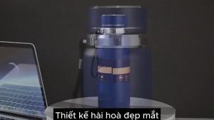 Bình giữ nhiệt inox 316 YIKESY dung tích 800ml và 1000ml có khay lọc trà dây xách giữ nhiệt 12h