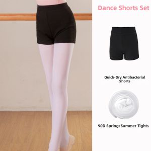 KAMENGKU | Ballet Dance Tight Pants Set Black