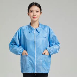 TILAIEN | Quần Áo Làm Việc Chống Tĩnh Điện Có Lưới Dùng Trong Nhà Máy Điện Tử
