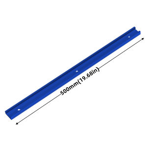 30-50cm Aluminum T Track T Slot Woodworking Miter Guide Chute Standard Sliding Rail for Workbench Table Saw Wood Tools