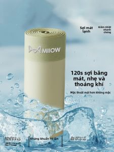 MiiOW | Quần lót nam Ice Silk thoáng khí mùa hè mỏng nhẹ thoải mái quần đùi bốn góc kháng khuẩn cạp vừa màu trơn
