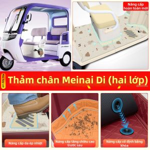 Thảm Chân Xe Đạp Điện Ba Bánh Du Lịch