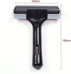 100mm Rubber Pressure Roller Install Tool Stamping Bearing Art Craft Wall Painting Car Soundproofing for Boat Decking to Install