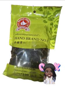 พริกชิโปต์เล่เกร็ดCHIPOLTLE CHILL FLAKE100กรัม ตรามือที่1