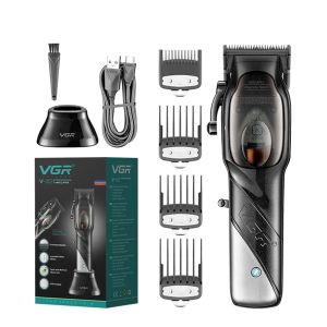 VGR 002 Cordless Barber Professional Hair cutting electromechanical hair clipper 9000 RPM mens high-end hair trimmer