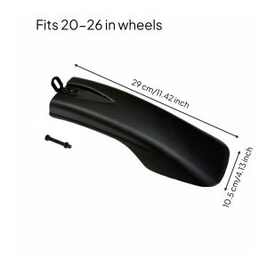 Snow Bike Fender Cold-Weather Bike Wheel Cover Water Protection Wide Tire Wheel Cover Set Easy to Install Mud Guard