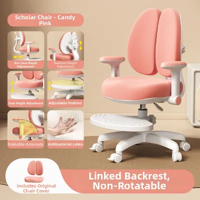 FWTDF | Ergonomic Adjustable Study Chair For Kids Posture Correction