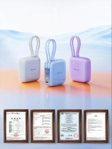 Remax | 3C Certified Portable Power Bank Slim Fast Charging Built-in Cable High Capacity