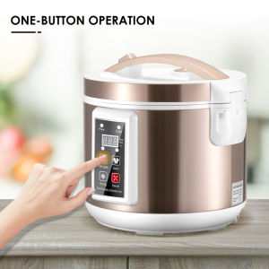 [จัดส่งใน24ชั่วโมง]เครื่องหมักเครื่องกระเทียมสีดำ AZK115ห้าลิตร220โวลต์มาตรฐานยุโรปภาษาอังกฤษเครื่องแผง