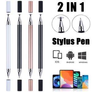2 in 1 Universal Stylus Pen Drawing Tablet Capacitive Touch Pencil Touch Screen Smart Pencil Stylus Pen for Android IOS IPad Tablet Stylus Drawing Pencil