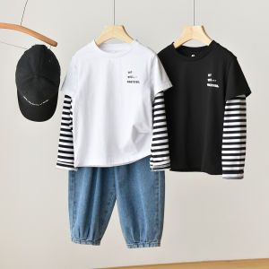 Pure Cotton Long Sleeve Base Layer Shirt for Kids Boys And Girls Spring Autumn Style Online Store Childrens Clothing